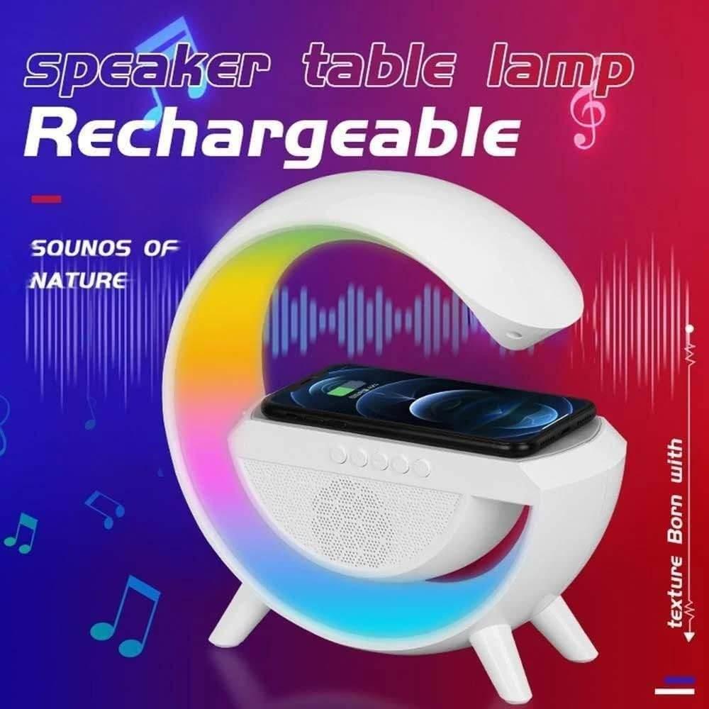 Hm-2309 rgb ışıklı kablosuz hoparlör - 15w güç, saatli, şarjlı, müzik ve tarz bir arada! TELETEK