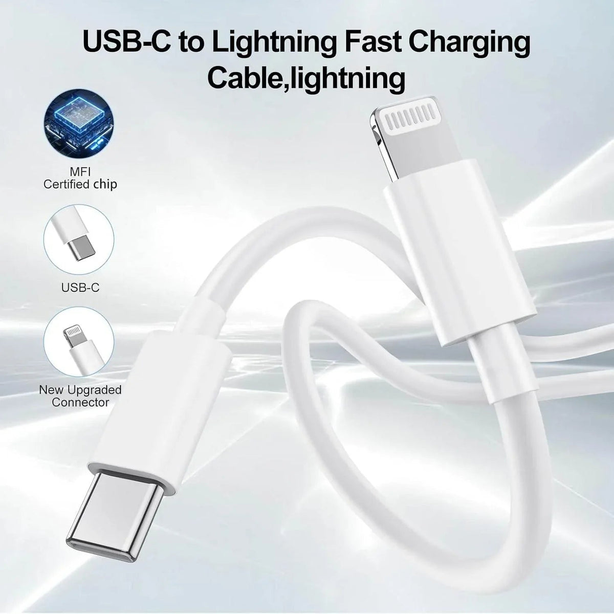 ( 5 adet ) Usbc lightning pd hızlı şarj kablosu 1 m MBX
