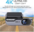 4K Ultra HD Akıllı Araç İçi Kamera - Wi-Fi Bağlantılı, 24 Saat Park Monitörlü, Gece Görüşlü ve Döngüsel Kayıt Özellikli Sürüş Kayıt Cihazı (Dash Cam) KolayMagza KM Technology - Toptan Telefon Aksesuarları
