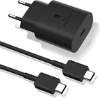 25w süper hızlı typec çıkışlı başlık adaptör ve typec to typec 1m kablo şarj set