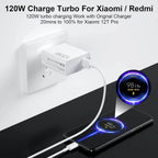120w saniyeli turbo destekli usb çıkışlı başlık ve usb typec kablo şarj seti MABTECH