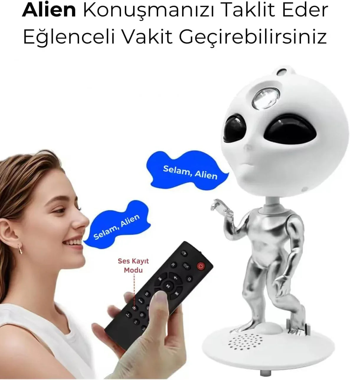 MXS-008 FM UZAYLI ASTRONOT LED GLAXY PROJEKTÖR LEERFEİ
