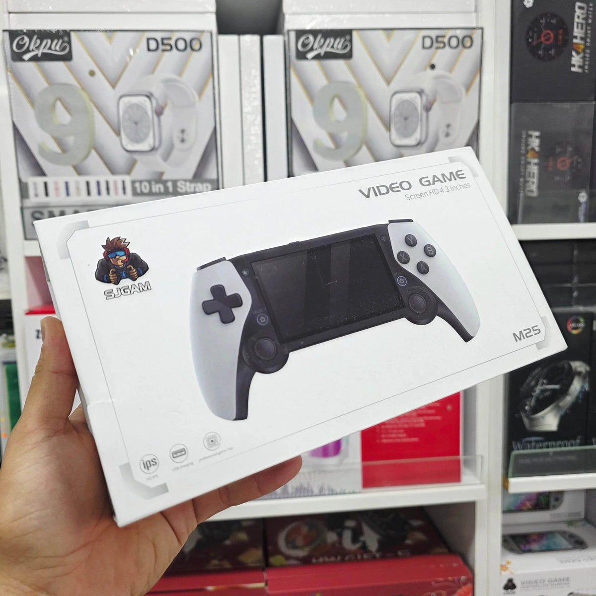 Sjgam M25 Taşınabilir Oyun Konsolu 25 Emülatör 4,3 Inç Ekran 3d Atari Oyunları Pes 2023 Gta Vice 64 gb hdmi çıkışlı oyun konsolu TÜMCELL