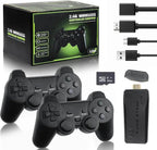 M8 64gb dual pad 4k game stick – 20,000+ oyunlu retro oyun konsolu 2,4g gamepad