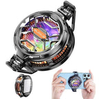 Fs03 15w magnetik telefon soğutucu | rgb ışıklı radyatör fan | mıknatıslı hızlı soğutma fanı | oyun için ultra sessiz TEKNOİST