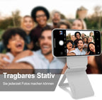 ince Magnetik tripod standı katlanabilir ayarlanabilir masa üstü TELETEK