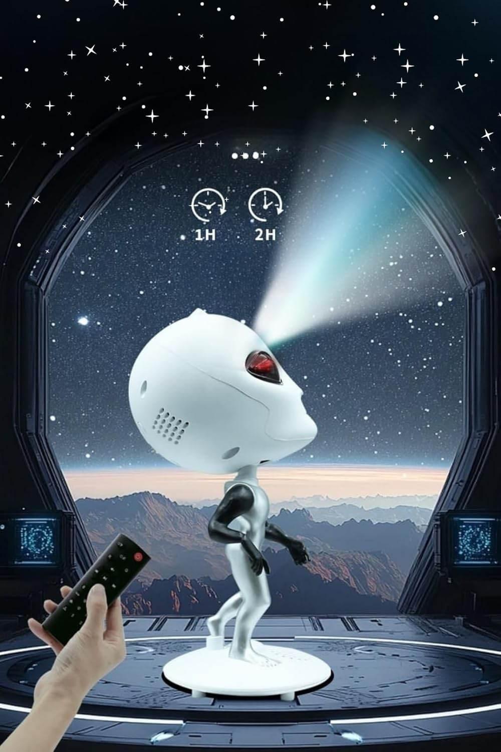 MXS-008 FM UZAYLI ASTRONOT LED GLAXY PROJEKTÖR LEERFEİ