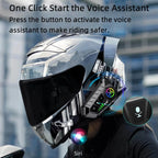 Y10 su geçirmez kask intercom bluetoothlu stereo rgb ışıklı universal İMEX