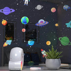 Galaxy Projektör Yıldız Gökyüzü Projeksiyon Lambası 13 Film Diski RGBCW Yatak Odası Ortam Işığı Gece Lambası BT Hoparlörler 15 Beyaz Gürültü Parçası 1H/2H/4H Uzaktan Kumanda ile Zamanlayıcı Ay TELETEK