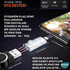 ( 5 adet ) Lightining to usb mini otg dönüştürücü Okmor