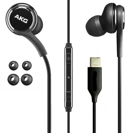 ( 10 adet ) Akg Typec girişli mikrofonlu kontrol kumandalı kulak içi kablolu kulaklık
