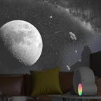 Galaxy Projektör Yıldız Gökyüzü Projeksiyon Lambası 13 Film Diski RGBCW Yatak Odası Ortam Işığı Gece Lambası BT Hoparlörler 15 Beyaz Gürültü Parçası 1H/2H/4H Uzaktan Kumanda ile Zamanlayıcı Ay TELETEK