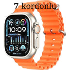 7 kordonlu T800 ultra2 2,19" TFT Ekran 49mm