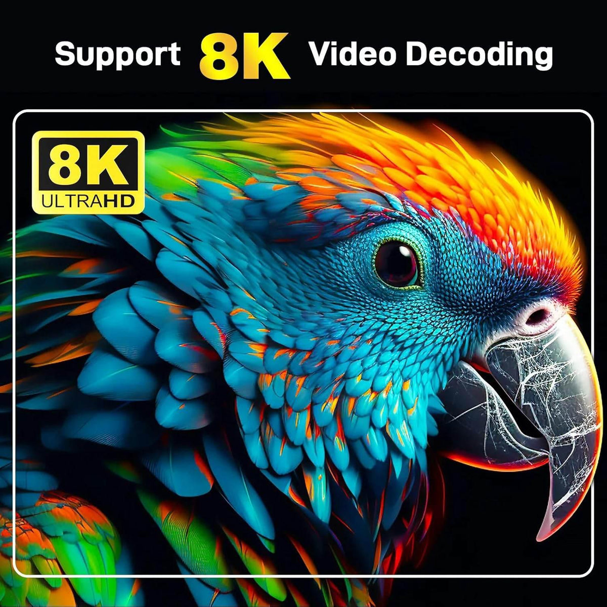 TV98 ATV Stick Mini TV Stick Android 14 H618 Dört Çekirdekli Cortex A53 Desteği 8K Video 2,4G 5G WiFi BT5,0 Sesli Uzaktan Kumanda Akıllı TV Kutusu (2+16GB) TELETEK