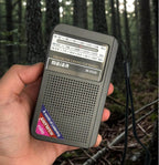 Meier m-9320 minimalist cep radyo fm/am/sw usb sarj edilebilir kulaklık takılabilir CARBON