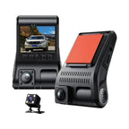 Black Box Full HD 1080P Gece Görüşlü Çift Kameralı Araç İçi Kamera ve Yol Kayıt Cihazı KolayMagza KM Technology - Toptan Telefon Aksesuarları