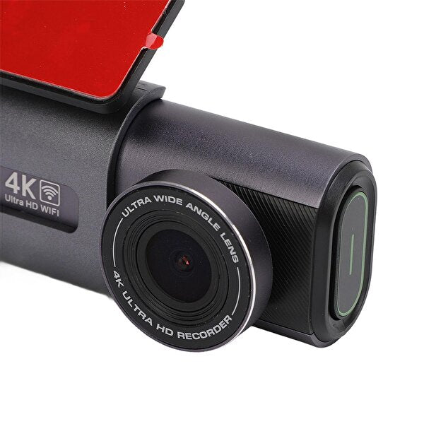 4K Ultra HD Vehicle BlackBOX DVR Dual Lens Araç İçi Kamera - WDR Gece Görüşlü Çift Kameralı Yol Kayıt Cihazı Müslüm