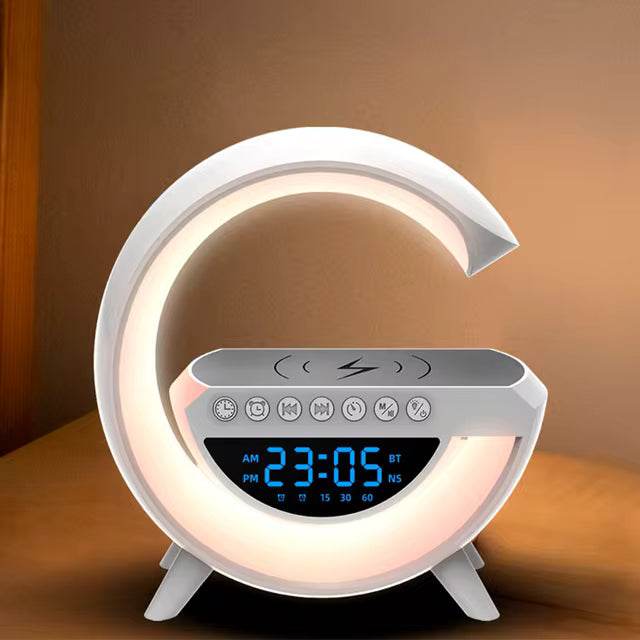 Hm-2309 rgb ışıklı kablosuz hoparlör - 15w güç, saatli, şarjlı, müzik ve tarz bir arada! TELETEK