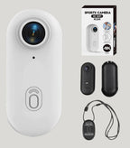 Mini WiFi Giyilebilir Aksiyon Kamerası - 1080P Full HD Manyetik Vlog ve Spor Kamerası (360° Klipsli) LENSUN
