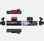 4K Ultra HD Vehicle BlackBOX DVR Dual Lens Araç İçi Kamera - WDR Gece Görüşlü Çift Kameralı Yol Kayıt Cihazı Müslüm