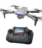 E99 Pro Katlanabilir Mini Drone - HD Çift Kameralı, Wi-Fi FPV Canlı Görüntü Aktarımlı, Akıllı Hover Sabitleme Destekli Başlangıç ve Hobi Drone'u LENSUN