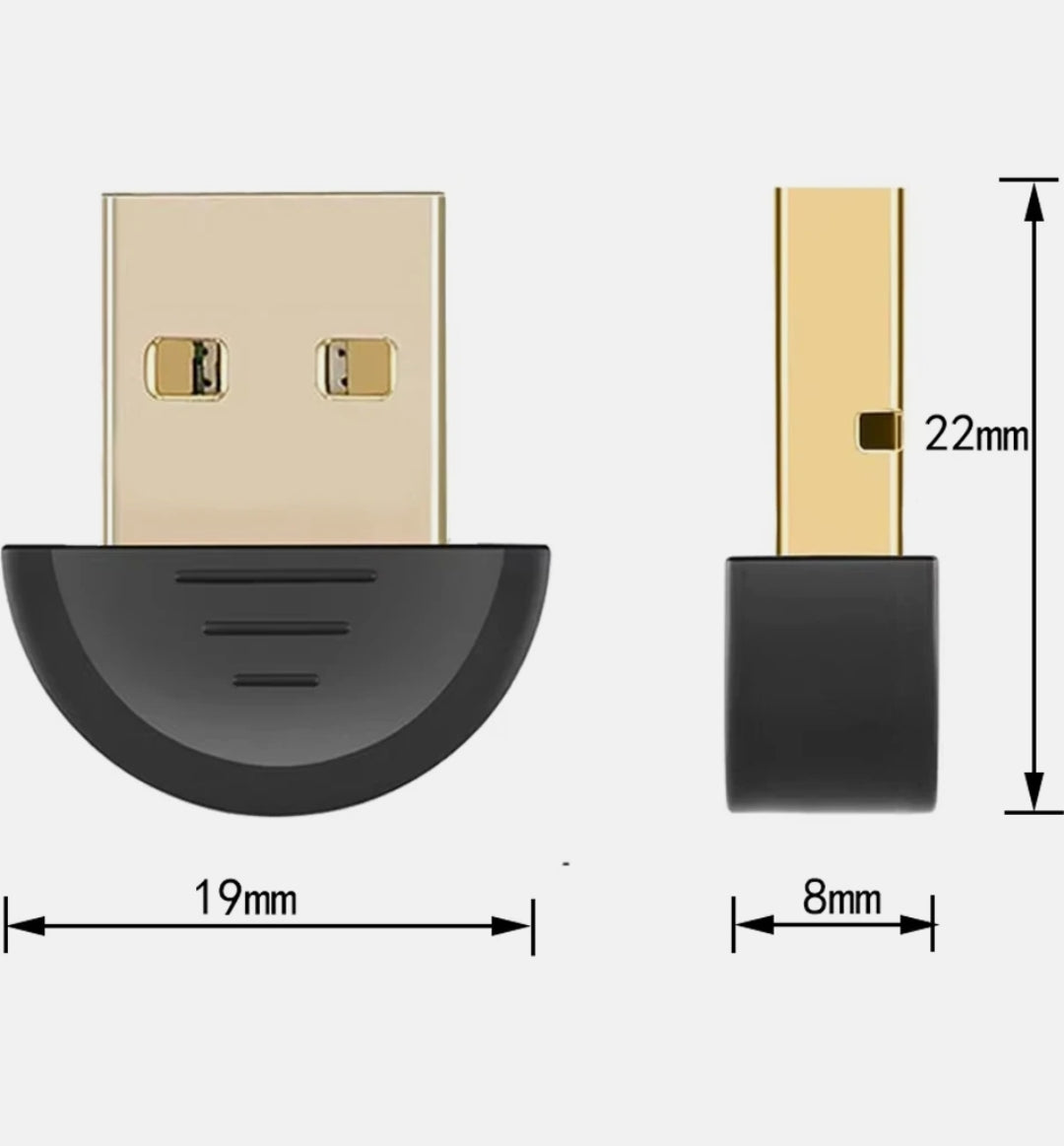 Mini USB Bluetooth 5.0 Dönüştürücü Adaptör Dongle Platoon