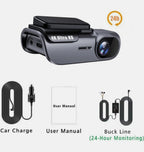 4K Ultra HD Akıllı Araç İçi Kamera - Wi-Fi Bağlantılı, 24 Saat Park Monitörlü, Gece Görüşlü ve Döngüsel Kayıt Özellikli Sürüş Kayıt Cihazı (Dash Cam) KolayMagza KM Technology - Toptan Telefon Aksesuarları