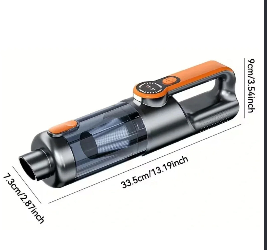 ST-126PlusMax 22.000PA Yüksek Emiş Güçlü Kablosuz Şarjlı Araç ve Ev Tipi Taşınabilir Vakumlu El Süpürgesi (Type-C Hızlı Şarj) LENSUN
