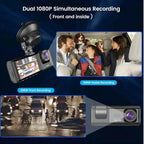 Black Box Traffic Recorder Full HD 1080P Wi-Fi Destekli 3 Kameralı Akıllı Sürüş Kayıt Cihazı ve Araç İçi Kamera Seti POLYGOLD