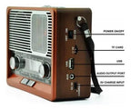 Ktf 1647 fm am radyo usb hafııza kart destekli saatli bluetooth hoperlör POLYGOLD
