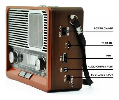 Ktf 1647 fm am radyo usb hafııza kart destekli saatli bluetooth hoperlör POLYGOLD