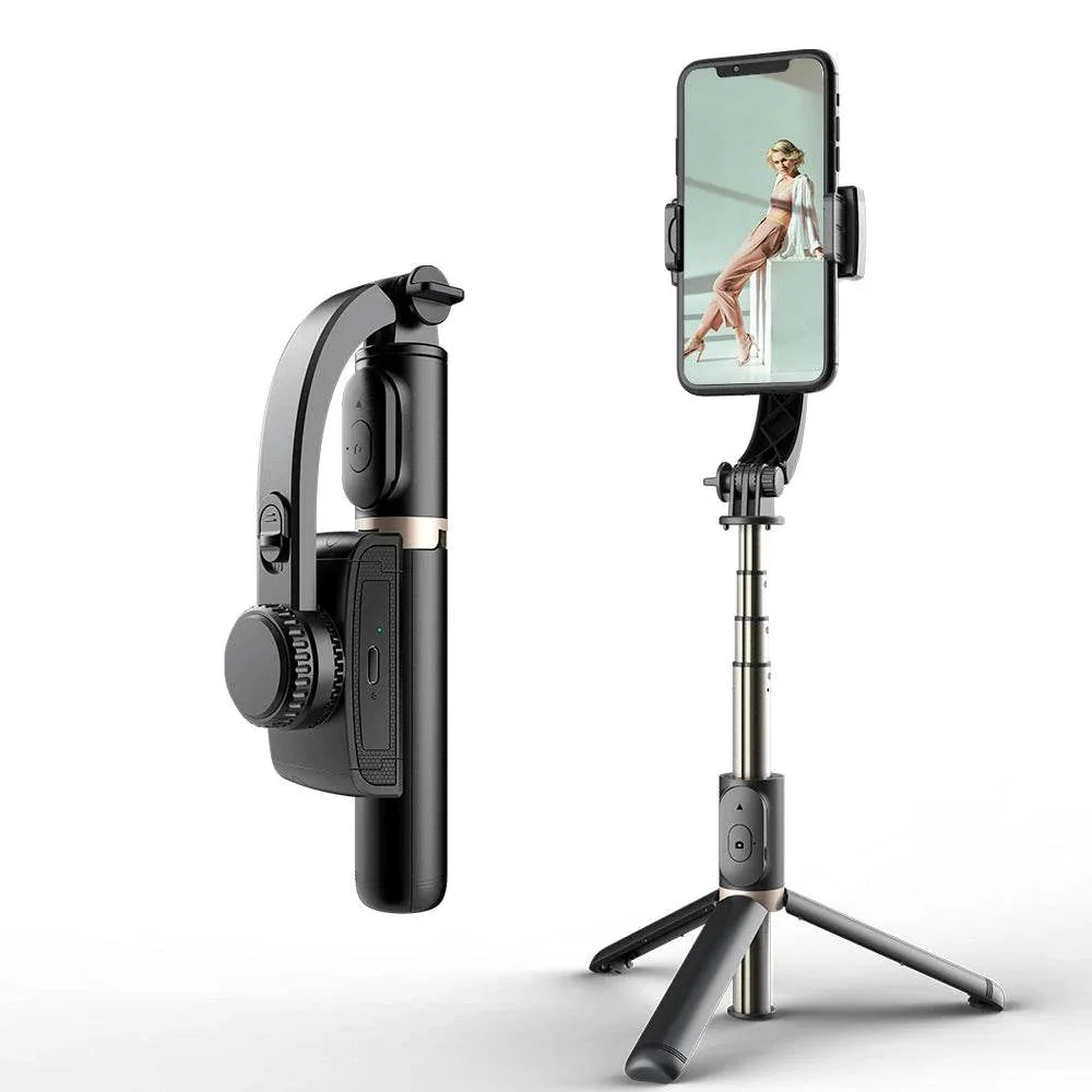 Q08 3‑in‑1 gimbal selfie sopa | bluetooth’lu 360° döner tripodlu telefon sabitleyici TEKNOİST