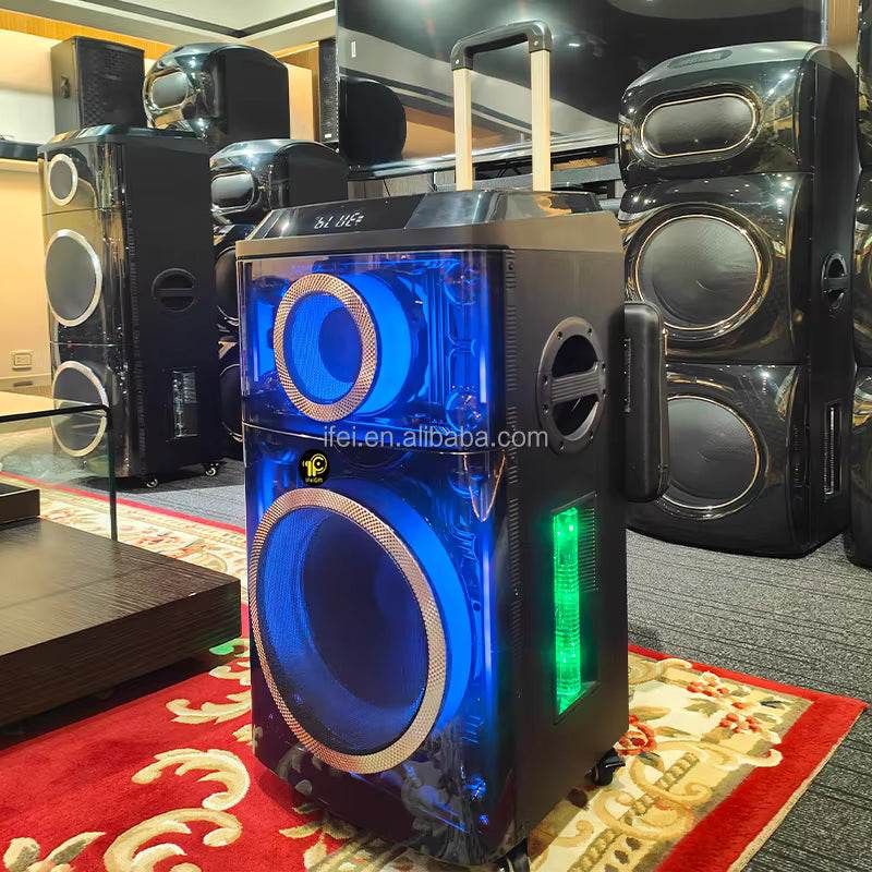 Pte12h kablosuz hoparlör | 800w güç, çift mikrofonlu, 4 tekerlekli, çekçekli, rgb ışıklı, güçlü bass ve yüksek ses,tws destekli, usb/tf/fm TORİMA