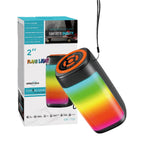 Gts-1742 flame light bluetooth speaker - 2" renkli led ışıklı kablosuz hoparlör, fantastic quality TORİMA