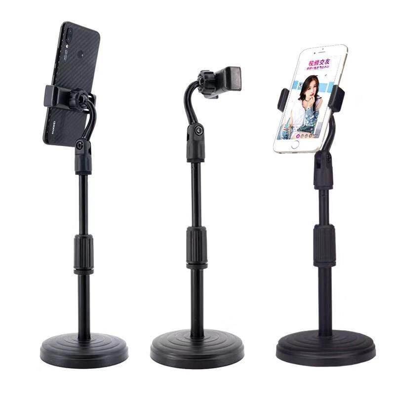 Masaüstü uzayabilir telefon tutucu | 360° ayarlanabilir yükseklikli ve açılı stand | teleskopik gövde | tüm telefonlarla uyumlu TEKNOİST
