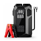 4'ü 1 Arada Taşınabilir Araç Akü Takviye Cihazı (Jump Starter) ve Dijital Hava Kompresörü - 12V Diesel Universal + el fenerli Müslüm