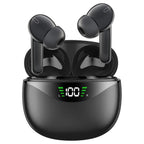XT11 TWS Kablosuz Bluetooth Kulaklık Siyah - Dijital Göstergeli Akıllı Dokunmatik Kulak İçi Kulaklık MİLANO