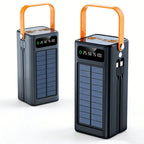 50000 mAh Solar Güneş Enerjili Dahili Kablolar Hızlı Şarj destekli Taşınabilir Powerbank KolayMagza KM Technology - Toptan Telefon Aksesuarları