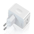 35w çift usb-c girişli ios android uyumlu hızlı şarj adaptör başlık