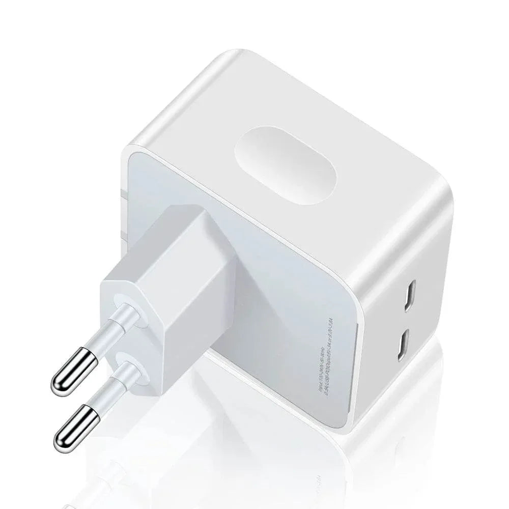 35w çift usb-c girişli ios android uyumlu hızlı şarj adaptör başlık