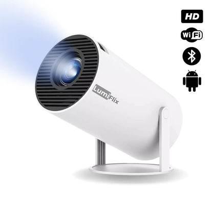 Hy300 akıllı full hd mini projektör – android 11, çift wifi6, bt5,0 ile ev sineması deneyimi TELETEK