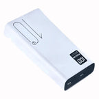 10,000 mah çift usb çıkışlı typec micro girişli 22,50w hızlı şarj destekli powerbank dy-09