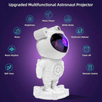 Astronot bluetooth hoparlör | gökyüzü ışık yansıtmalı, kumandalı, 360° döner gece lambası TEKNOİST