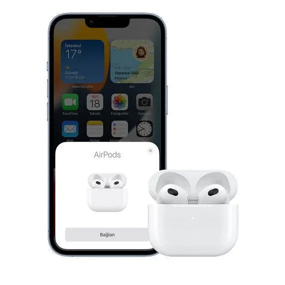 Aipods 3.nesil ANC A+ mikrofonlu dokunmatik bluetooth kulaklık TÜMCELL