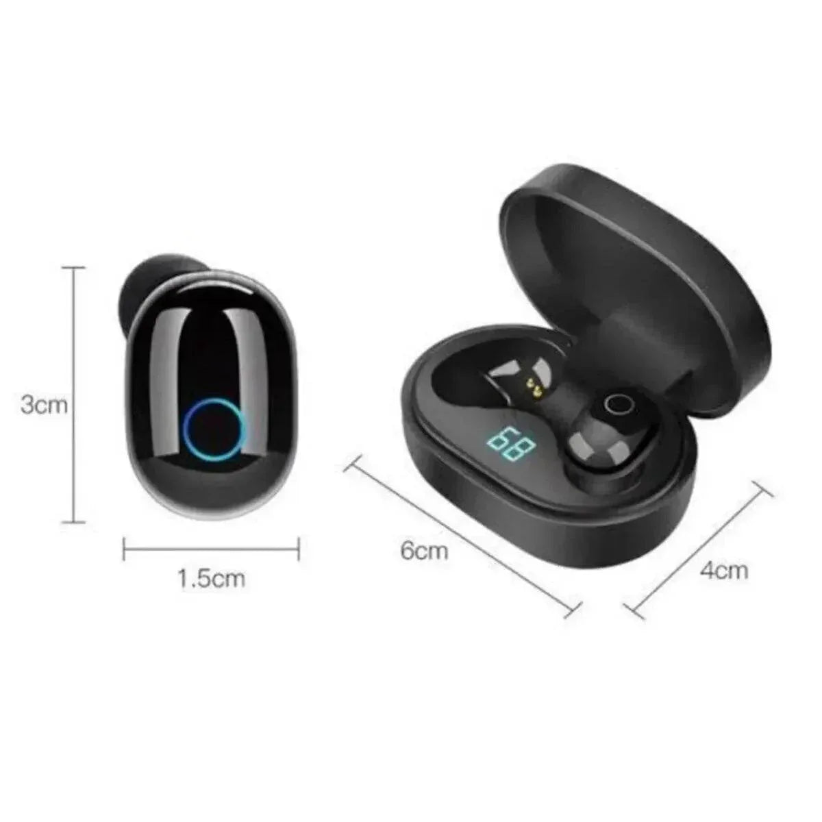 Airdotds pro göstergeli dokunmatik bluetooth kulaklık TELETEK