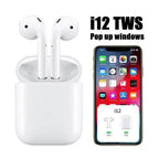 İ12 tws mikrofonla dokunmatik ios android uyumlu bluetooth kulaklık - B1N MİLANO