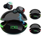 Y80 led ışıklı göstergeli ios android uyumlu 5,0v bluetooth kulaklık LEERFEİ