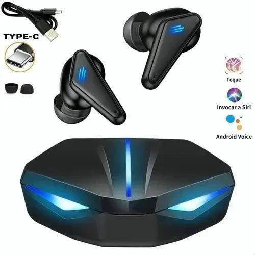 K55 kulak içi oyuncu led ışıklı mikrofonlu dokunmatik 5,0v gecikmesiz bluetooth kulaklık TEKNOİST