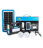 Güneş panelli 3 lambalı ve fenerli taşınabilir Enerji Bank 9v/3v Aydınlatma Sistemi Solar Sistemli Kamp Lambası El Lambası Bahçe Lambası WEARFİT