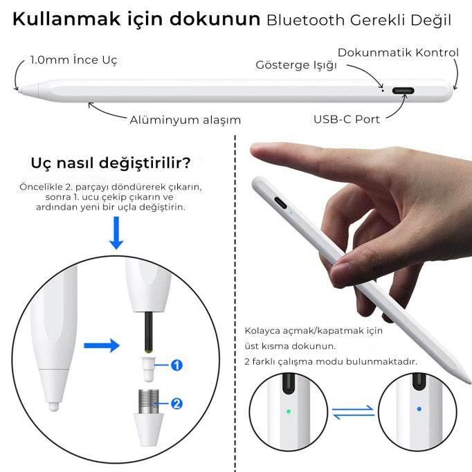 Pencil şarj edilebilir tablet kalemi WEARFİT